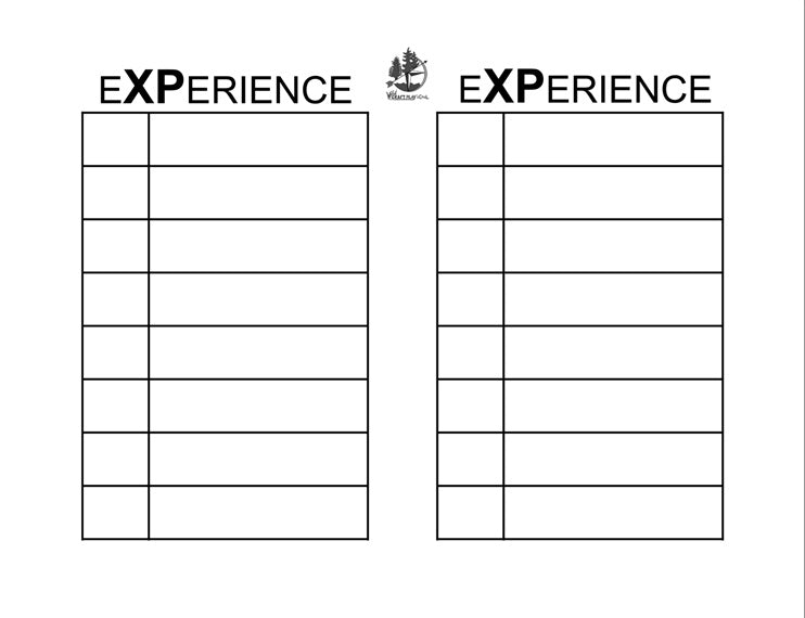 Character Sheets by Wild Adventure Role Play (WARP) v4.5